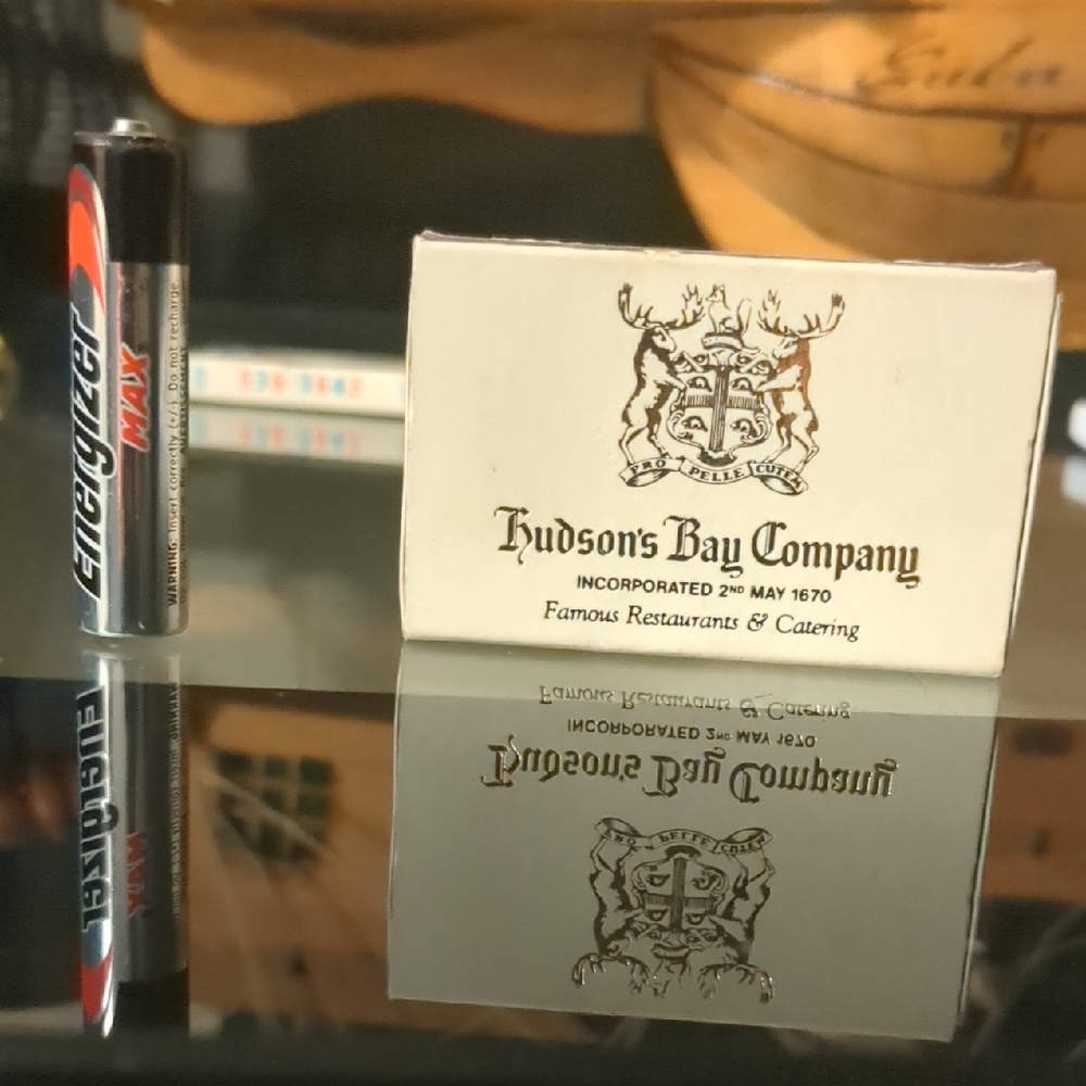 Hudson's Bay Company White Matchbox